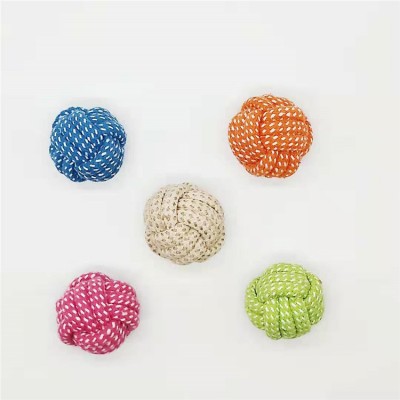 Hot selling products cotton rope balls toy pet bite dog toys chew ball